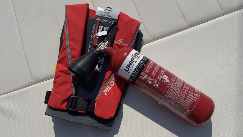 Yacht safety equipment inspection Cyprus