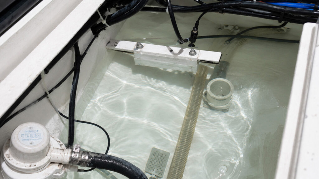 Yacht bilge pump maintenance and repair in Limassol Marina, Cyprus