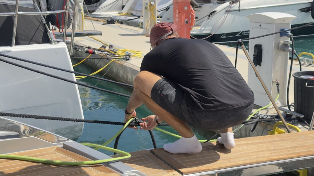 yacht preparation for the owner Limassol Marina