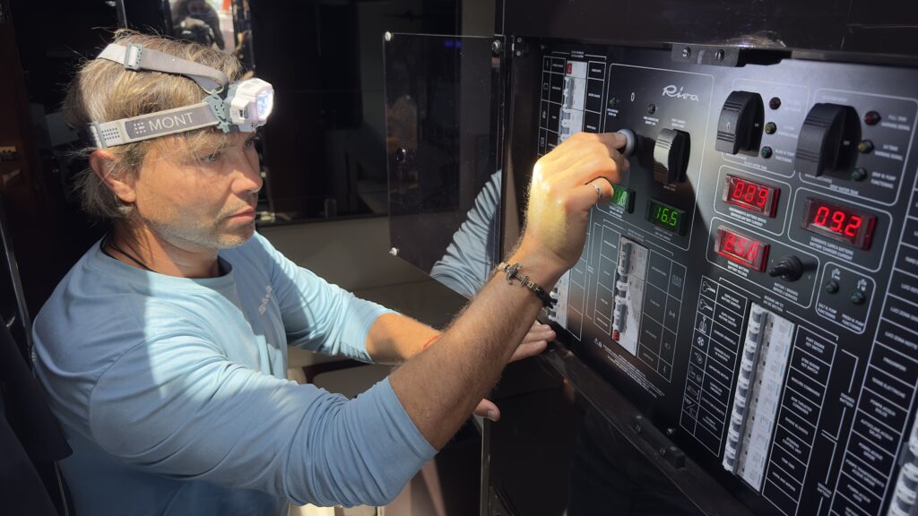 Yacht electrical system inspection in Cyprus