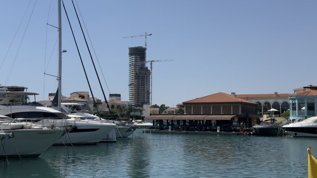 Yacht in Limassol Marina, Cyprus