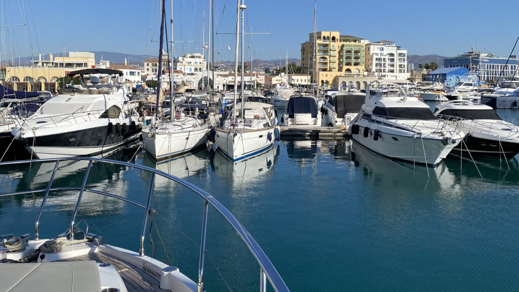 Yachts in Limassol Marina Cyprus and yacht fuel consumption